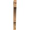 Ekena Millwork Balboa Block Rough Sawn Bracket, Western Red Cedar, 4"W x 42"D x 48"H BKT04X42X48BOA05RWR - alternate 3